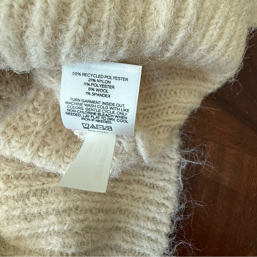 Express fuzzy sweater :: faux crossover :: like new - Picture 8 of 11